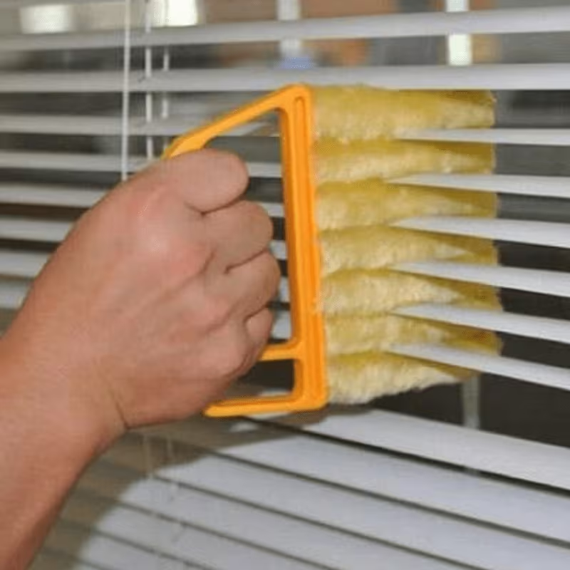 1pc Washable Window Cleaning Brushes - With Microfibers - For Effortless Dust Collection and Blinds Cleaning