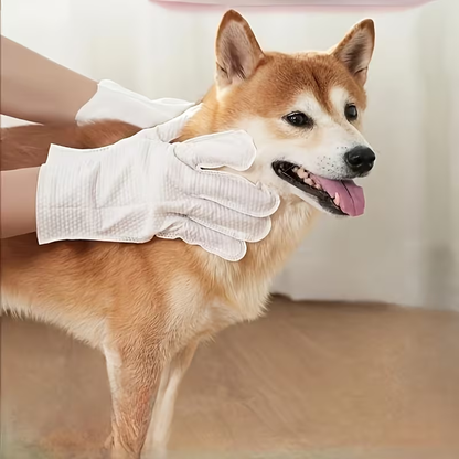 Disposable Non-Woven Fabric Household Dusting Gloves, Suitable for Both Wet And Dry Cleaning, Pet Care Gloves, Ergonomic Glove Design, Durable Glove Material, Cleaning Gloves, Pet Owners
