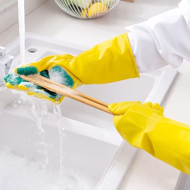 Cleaning Gloves, Dishwashing Cloths, Kitchen Sponges, Scrubbing Pads, And Household Gloves