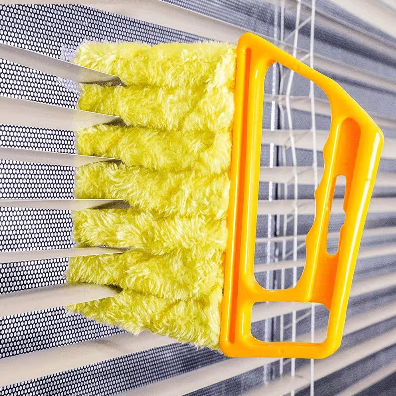 1pc Washable Window Cleaning Brushes - With Microfibers - For Effortless Dust Collection and Blinds Cleaning