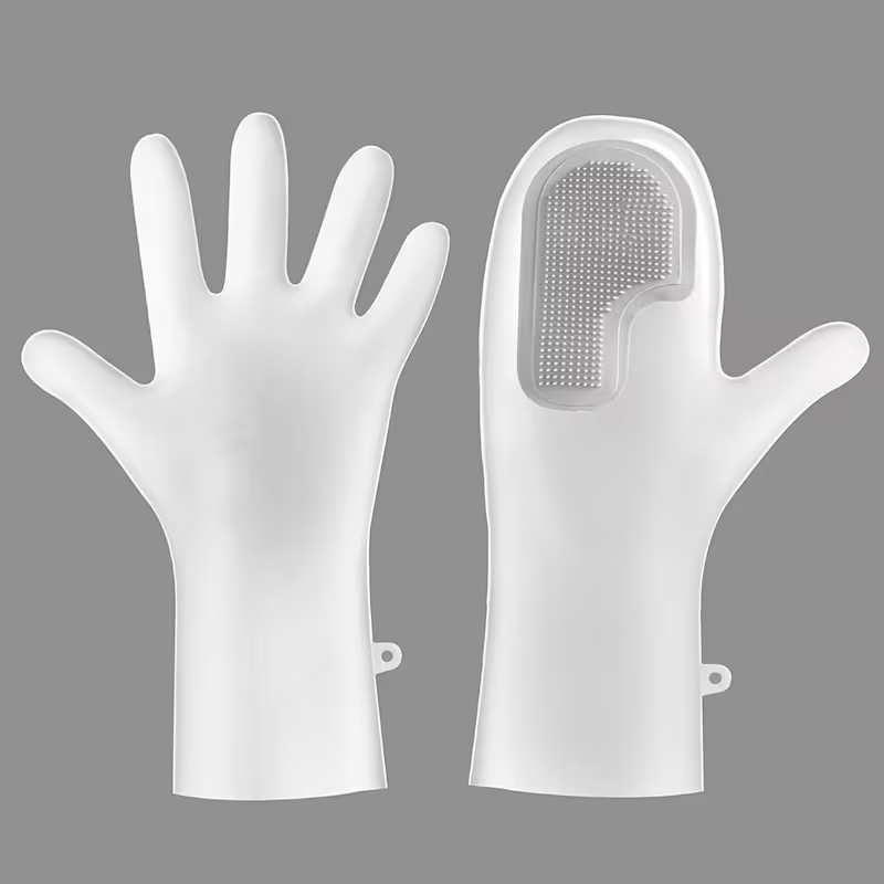 1 Pair of Dishwashing Gloves, Multi-functional Magic Scrubber, Household Dishwashing Gloves, for Kitchen Cleaning and Household Use, for Washing Clothes and Dishes