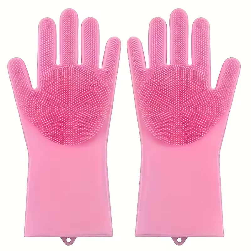 Silicone Dishwashing Gloves | Durable Kitchen Gloves for Women, Suitable for Bedroom and Kitchen Use