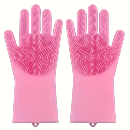Silicone Dishwashing Gloves | Durable Kitchen Gloves for Women, Suitable for Bedroom and Kitchen Use