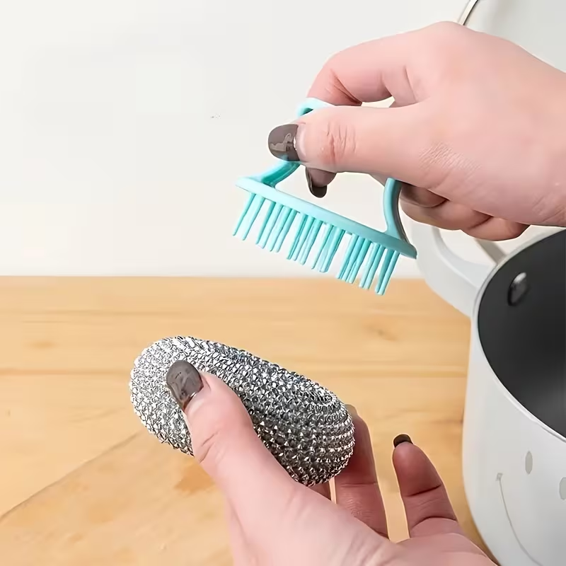 7-piece stainless steel brush set