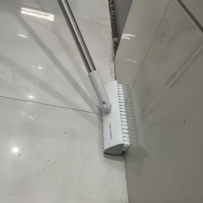 Double-sided floor cleaning brush