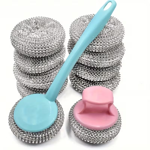 7-piece stainless steel brush set
