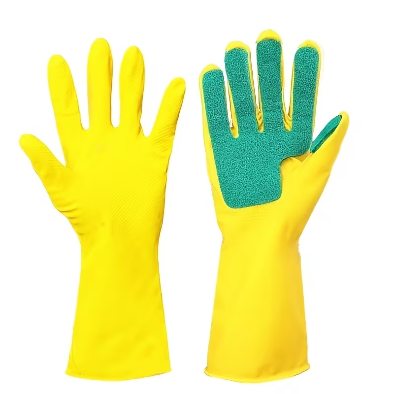 Cleaning Gloves, Dishwashing Cloths, Kitchen Sponges, Scrubbing Pads, And Household Gloves