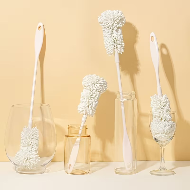 2pcs of Sponge Cleaning Brushes, Suitable for Bottles, Cups, Thermoses, And Various Types of Water Bottles