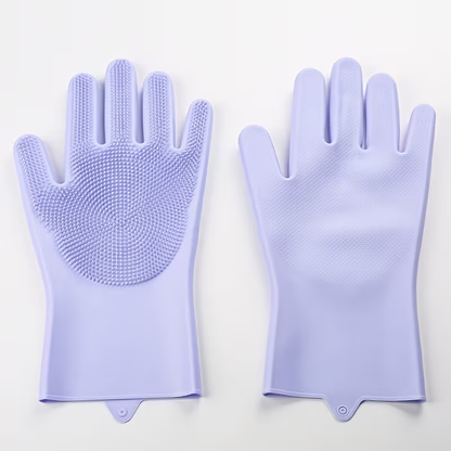 Silicone Dishwashing Gloves | Durable Kitchen Gloves for Women, Suitable for Bedroom and Kitchen Use