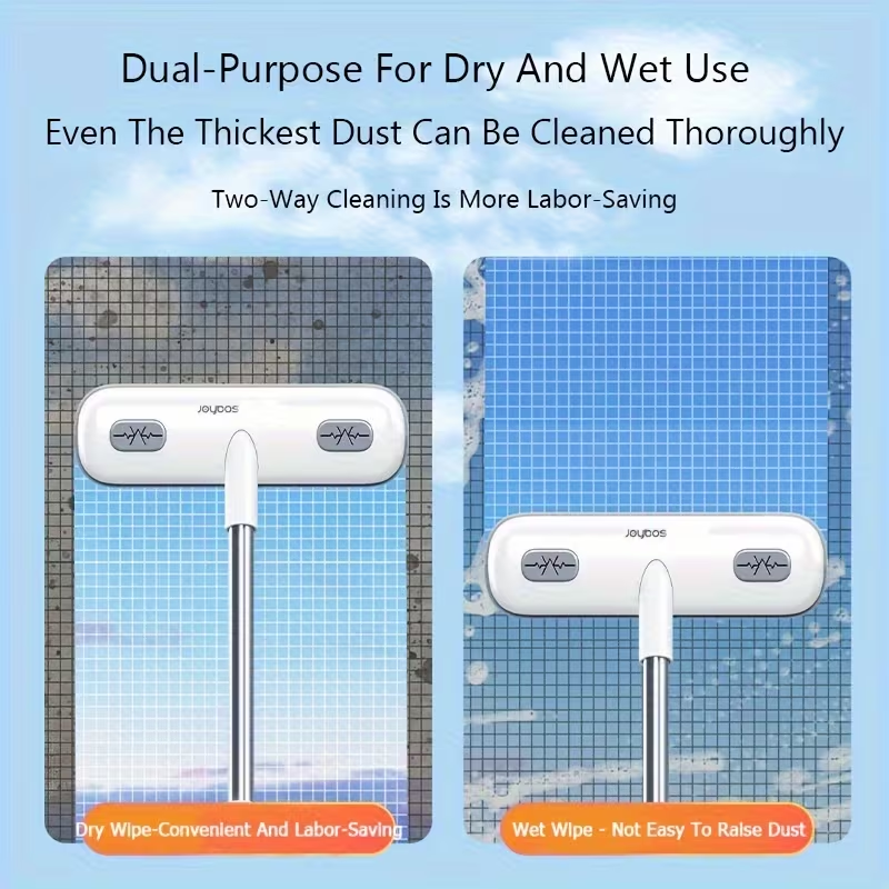1pc Multifunctional Window Screen Cleaning Brush, Household Dry And Wet Cleaning Brush, Dust Removal Brush, Mesh Screen Cleaner, Pet Hair Remover, Window Door Screen Brush, Cleaning Supplies, Cleaning Tool