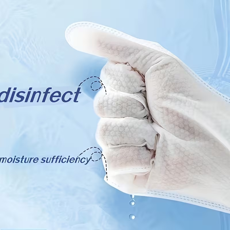 Disposable Non-Woven Fabric Household Dusting Gloves, Suitable for Both Wet And Dry Cleaning, Pet Care Gloves, Ergonomic Glove Design, Durable Glove Material, Cleaning Gloves, Pet Owners