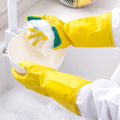 Cleaning Gloves, Dishwashing Cloths, Kitchen Sponges, Scrubbing Pads, And Household Gloves