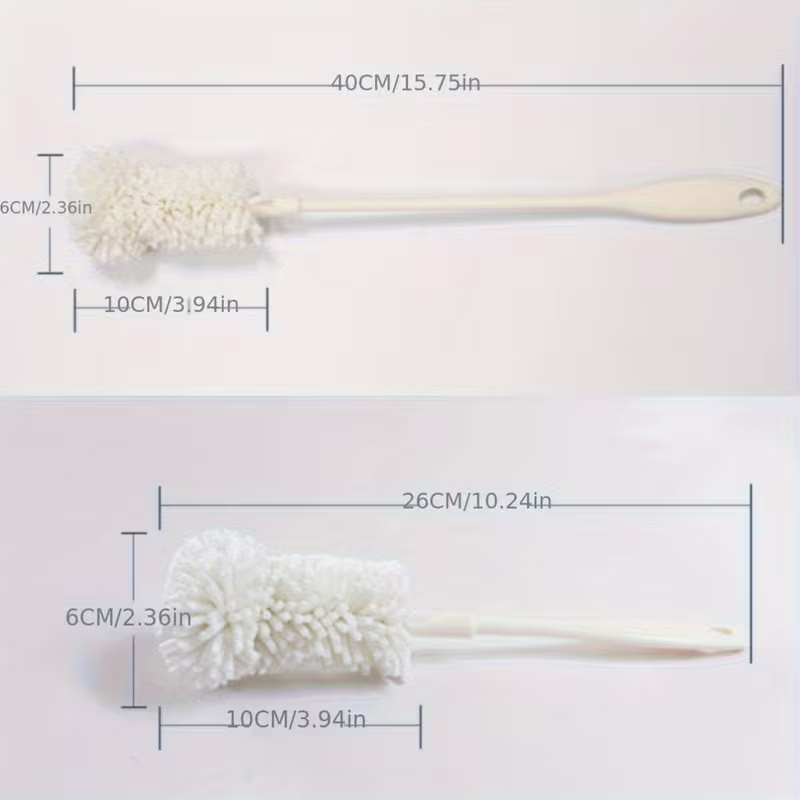 2pcs of Sponge Cleaning Brushes, Suitable for Bottles, Cups, Thermoses, And Various Types of Water Bottles