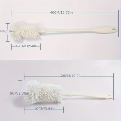 2pcs of Sponge Cleaning Brushes, Suitable for Bottles, Cups, Thermoses, And Various Types of Water Bottles